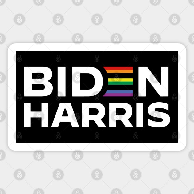 Biden Harris LGBT | Joe Biden Gay Pride | 2024 Election Sticker by BlueWaveTshirts